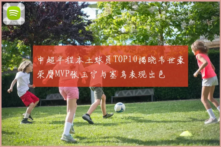 中超半程本土球员TOP10揭晓韦世豪荣膺MVP张玉宁与塞鸟表现出色